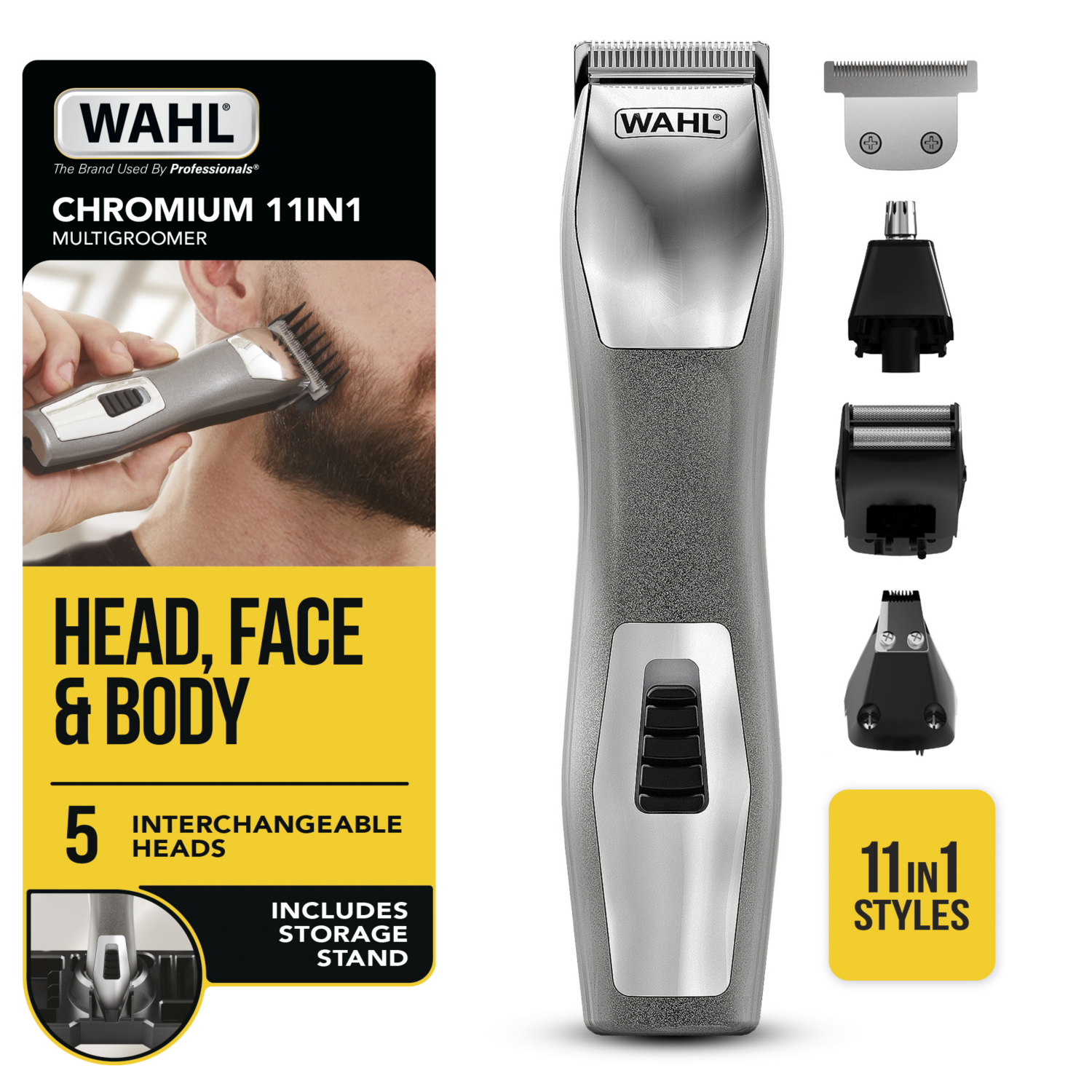 Wahl Silver Chromium 14 In 1 Multigroomer