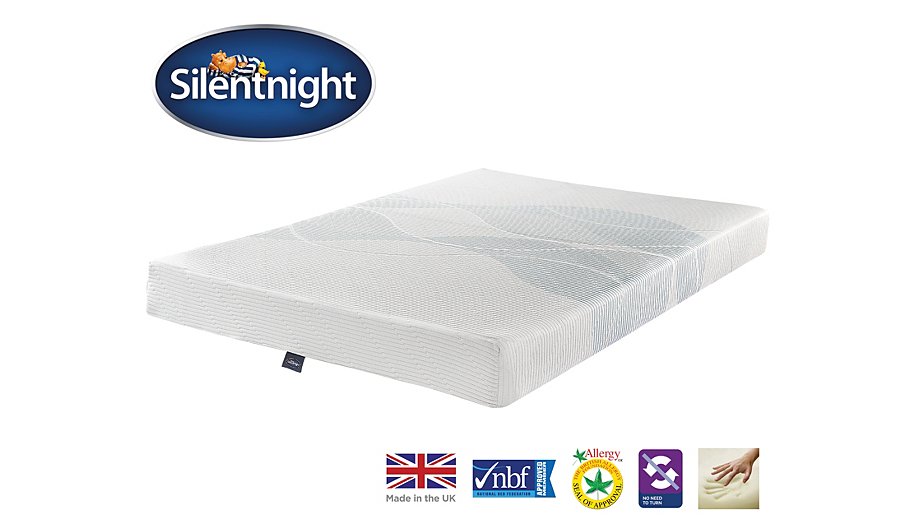 silentnight 3 zone memory foam mattress double