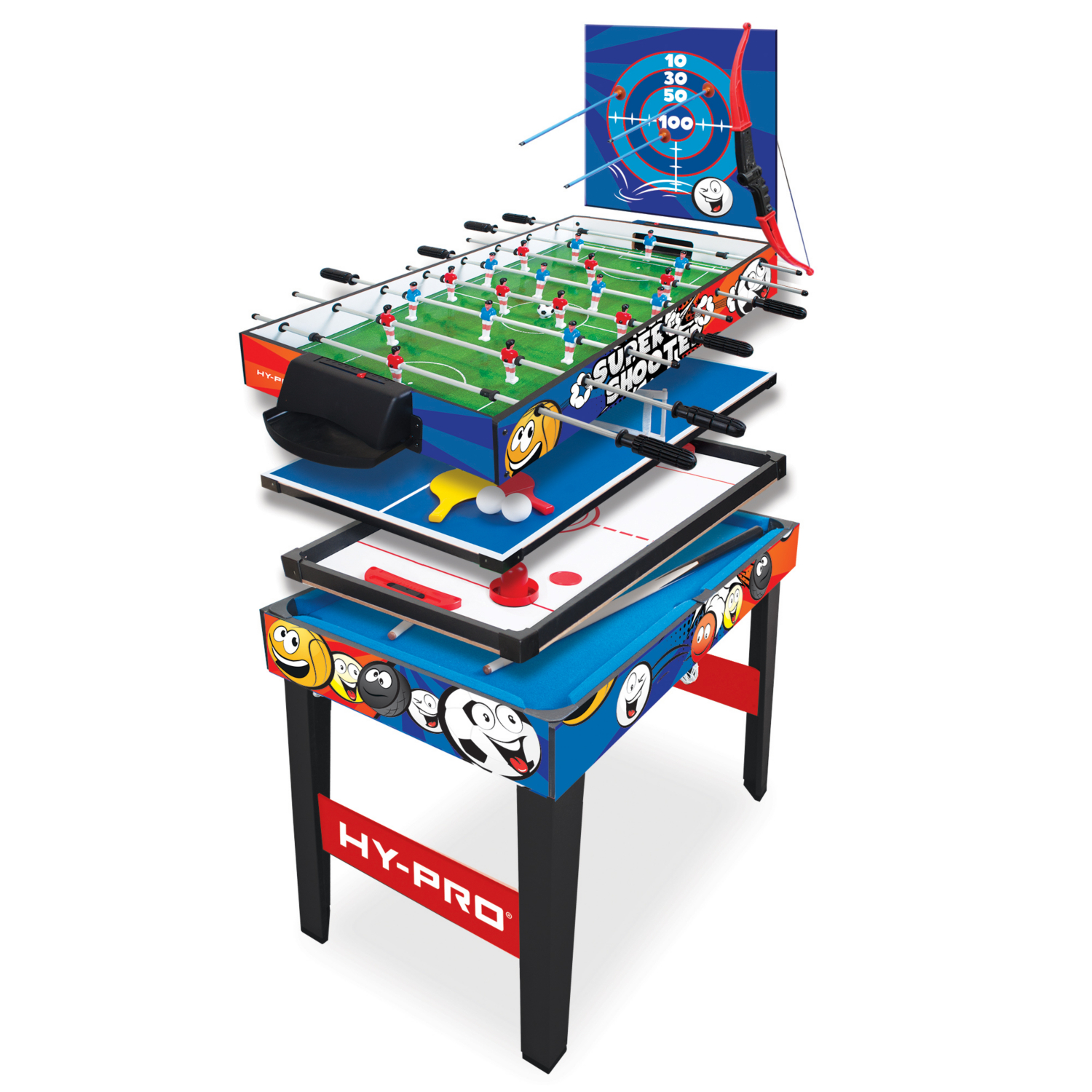 George Multi Hy-Pro 3Ft Carnival 7 In 1 Table