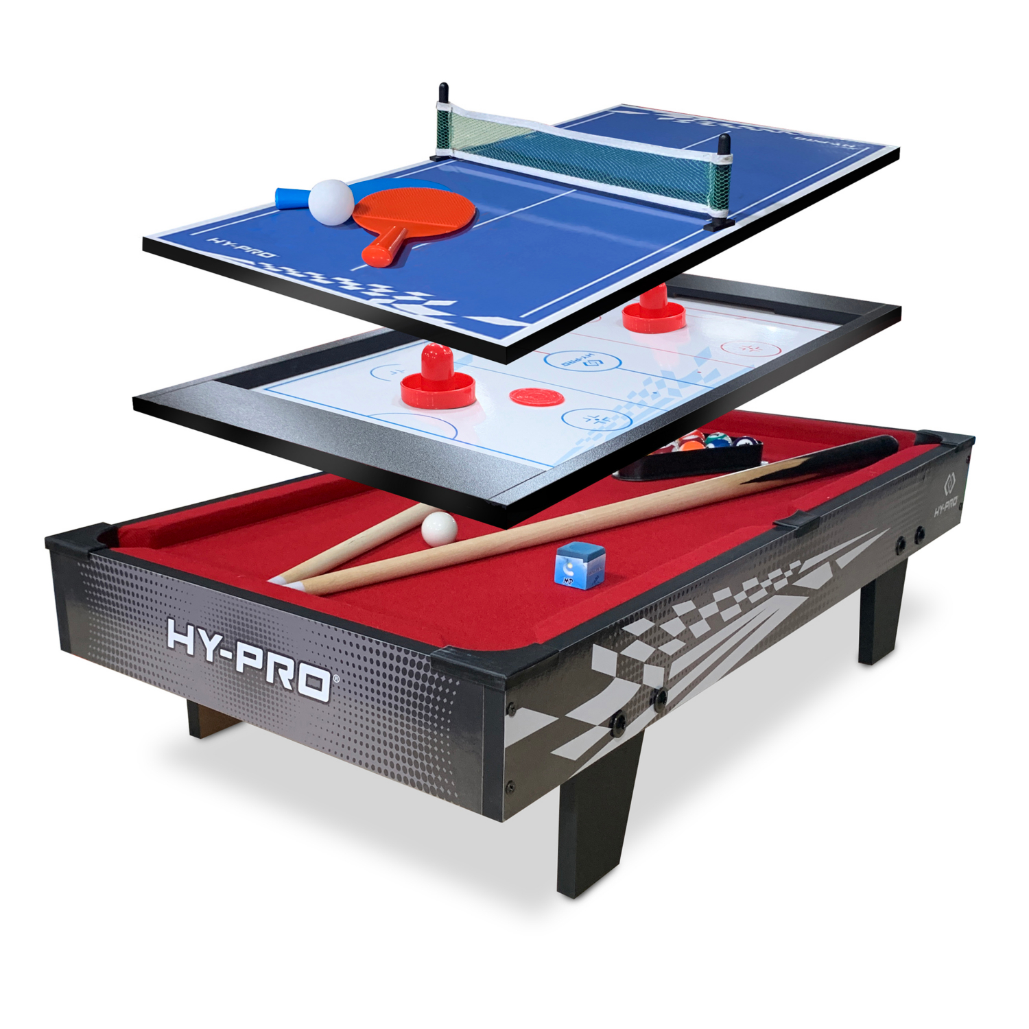George Black Hy-Pro 3-In-One Table Top Multi Game Set