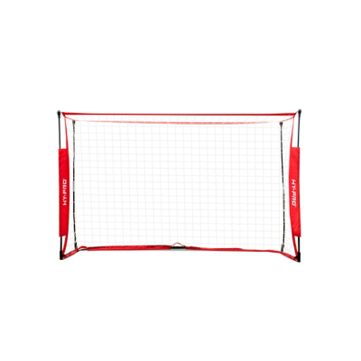 George Hy-Pro 8ft x 5ft Portable Box Goal - Black & Red