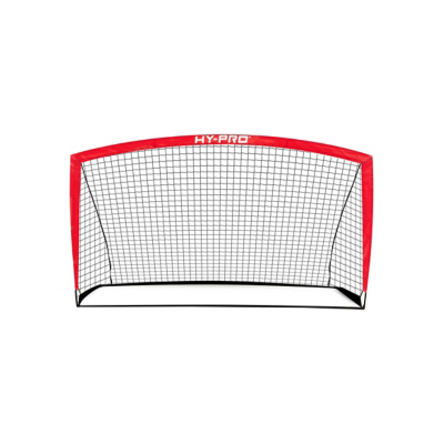George Hy-Pro 9ft x 5ft Pop Up Flexi Goal - Black & Red
