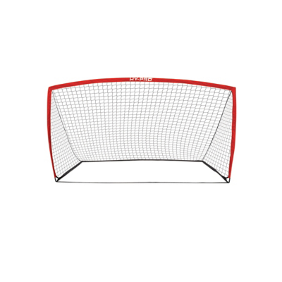 George Hy-Pro 12ft x 6ft Pop Up Flexi Goal - Black & Red