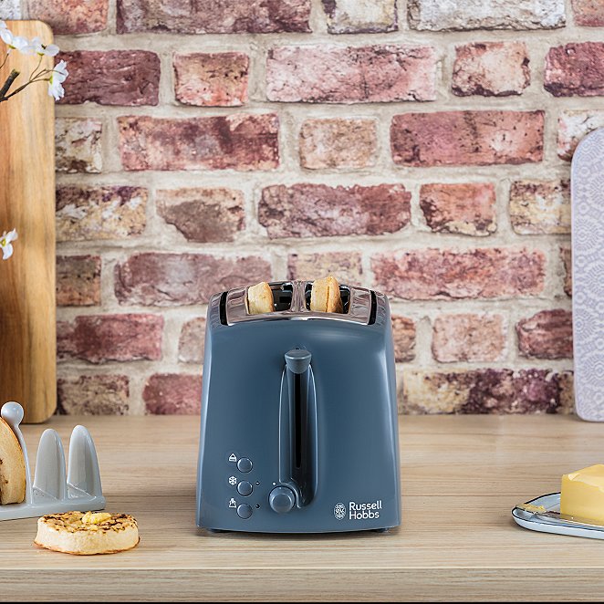 Russell Hobbs Grey Textures 2 Slice Toaster | Home | George at ASDA