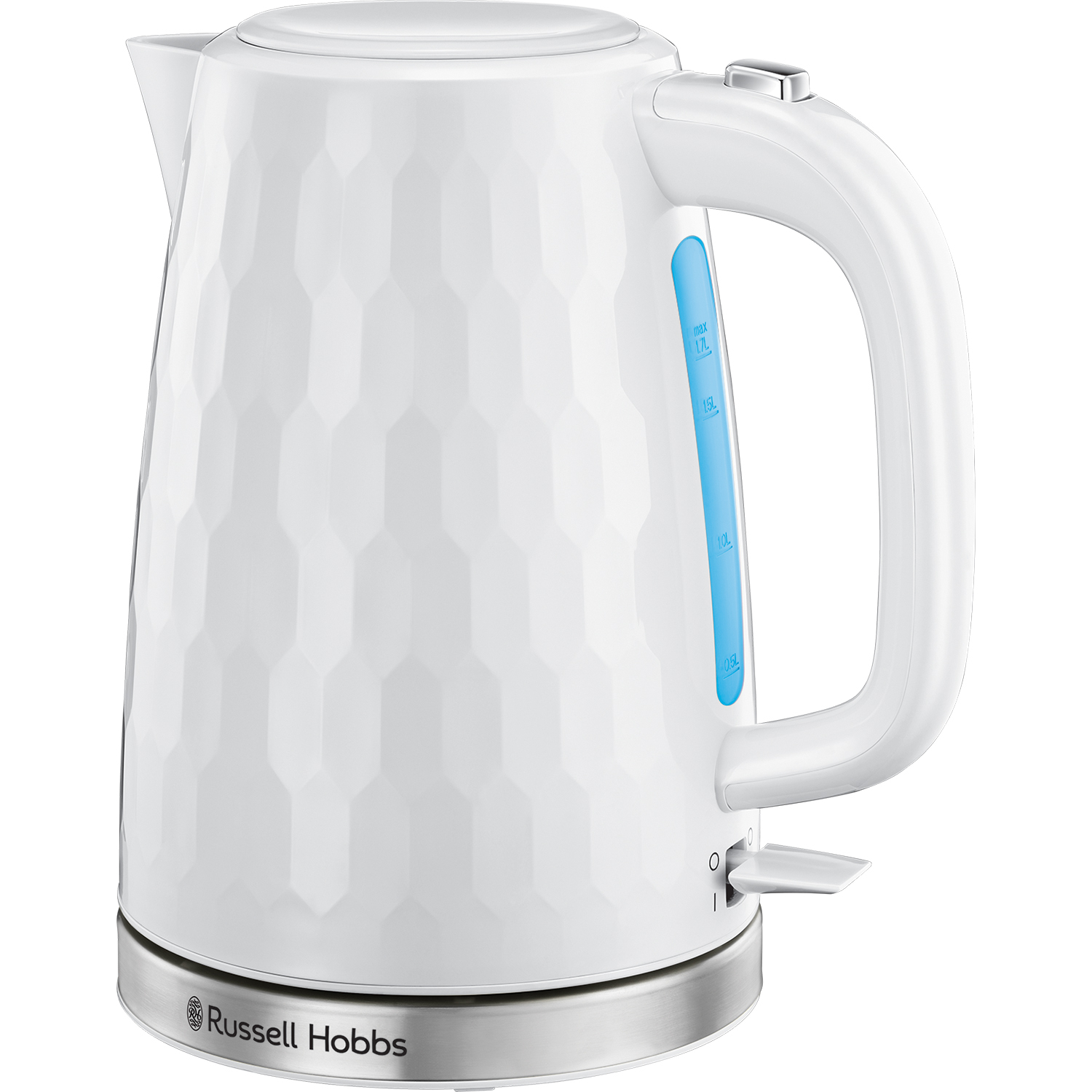 Russell Hobbs White Honeycomb Kettle