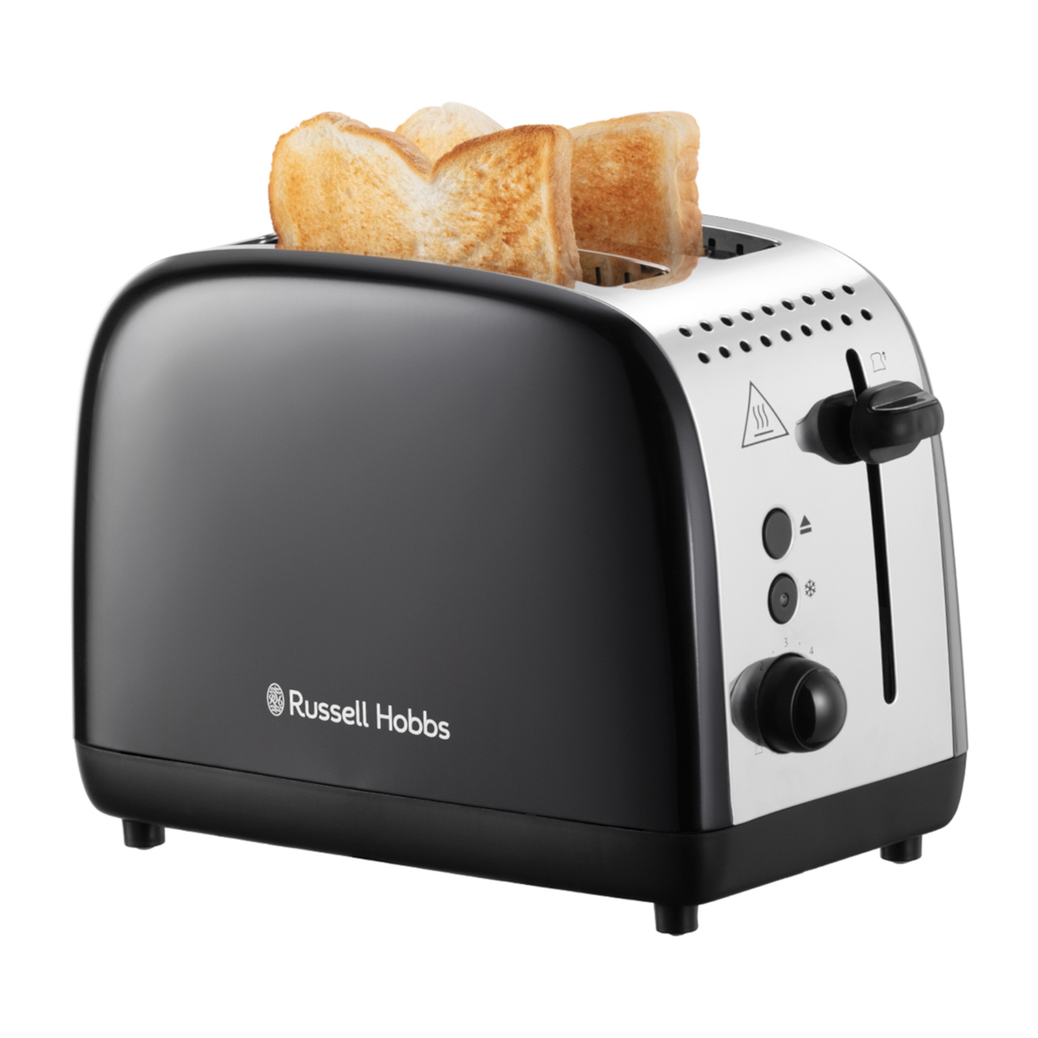 Russell Hobbs Black Classics 2 Slice Toaster