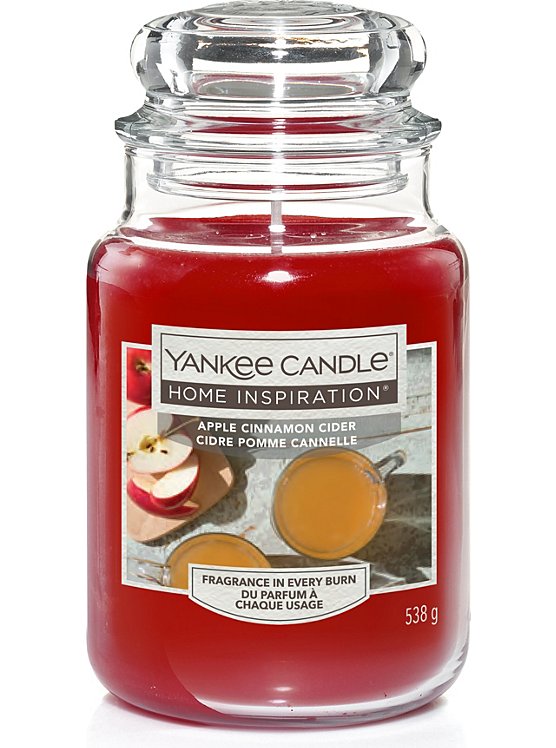 Yankee Candle Apple Cinnamon Cider Large Jar, Home