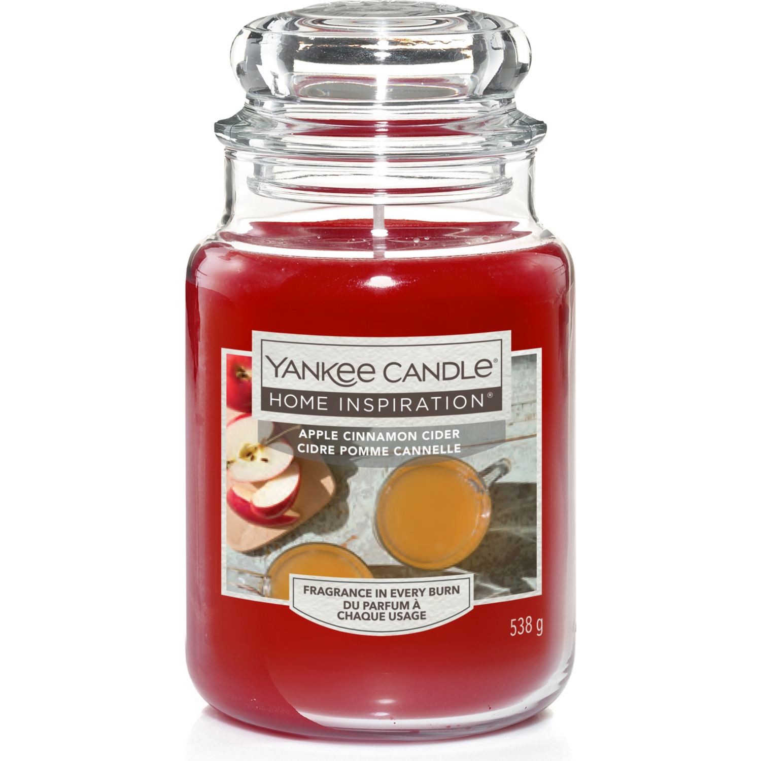Apple Red Yankee Candle Cinnamon Cider Large Jar