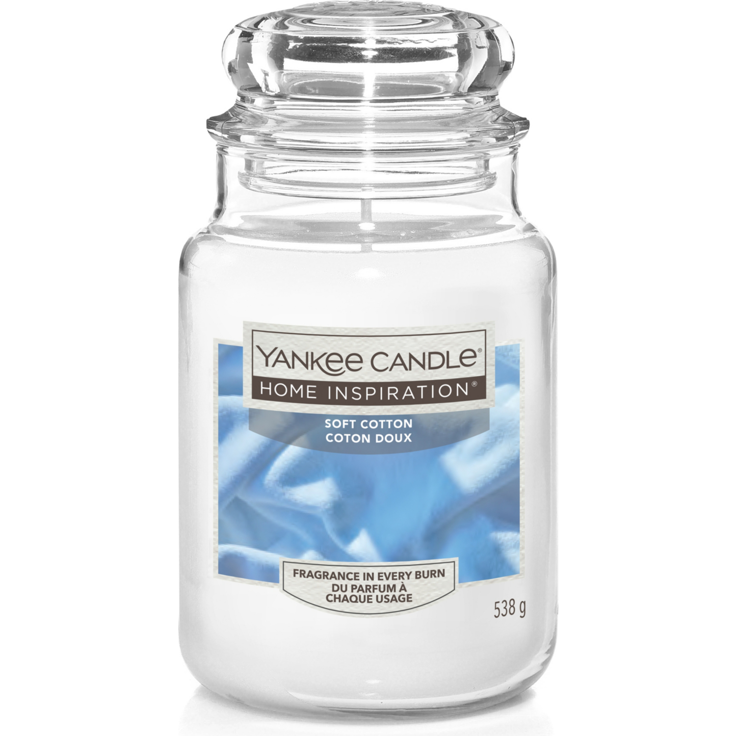 Yankee Candle White Large - Soft Cotton