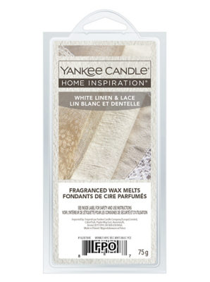 Yankee Candle Home Inspiration Wax Melts White Linen & Lace Home