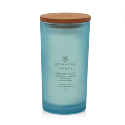 Debenhams Unisex Large Jar Candle - Reflection & Clarity 355g in Blue | Size: 355 g