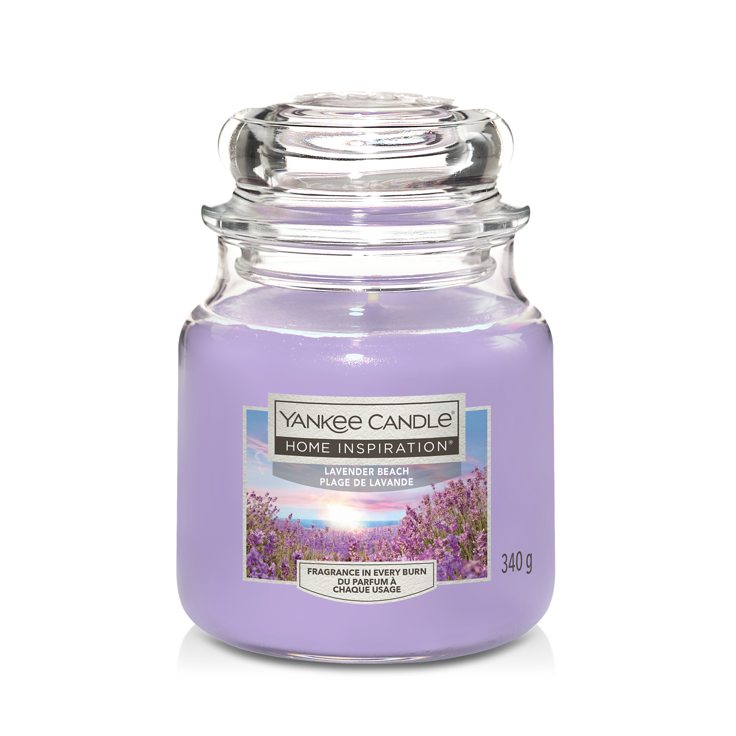 Yankee Candle Lilac Home Inspiration Medium Jar Lavender Beach
