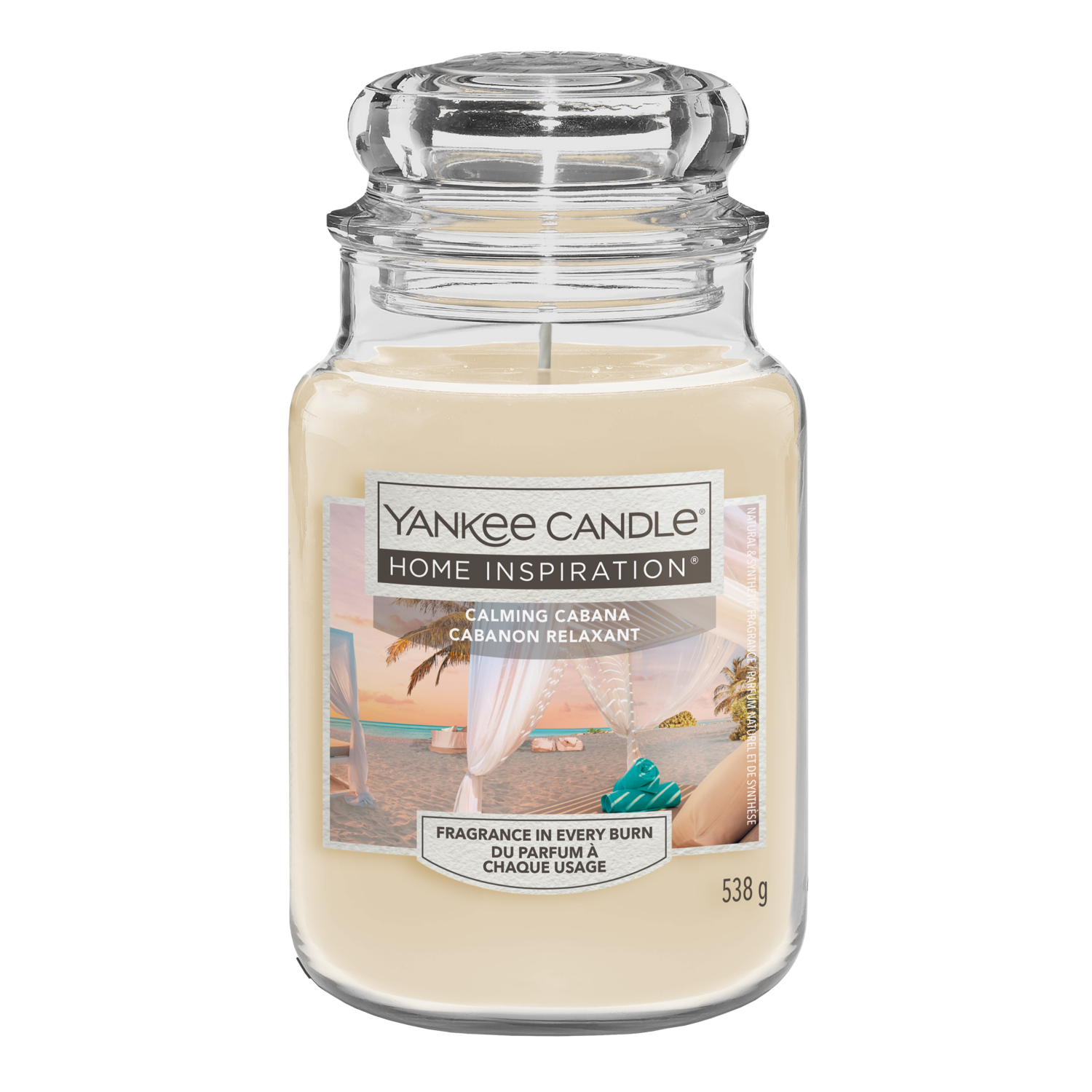 Yankee Candle Taupe Home Inspiration Large Jar - Calming Cabana