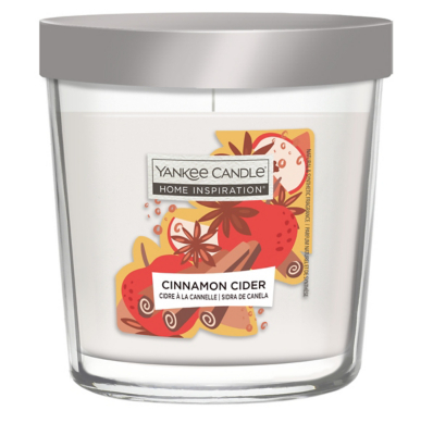 Yankee Candle Everyday Value Scented Candle, Cinnamon Cider Home