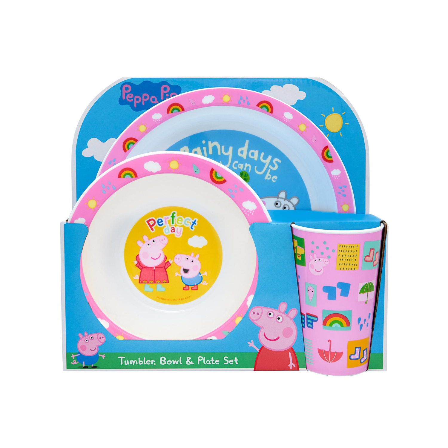 Peppa Multi Pig Perfect Day Pp Tableware Set