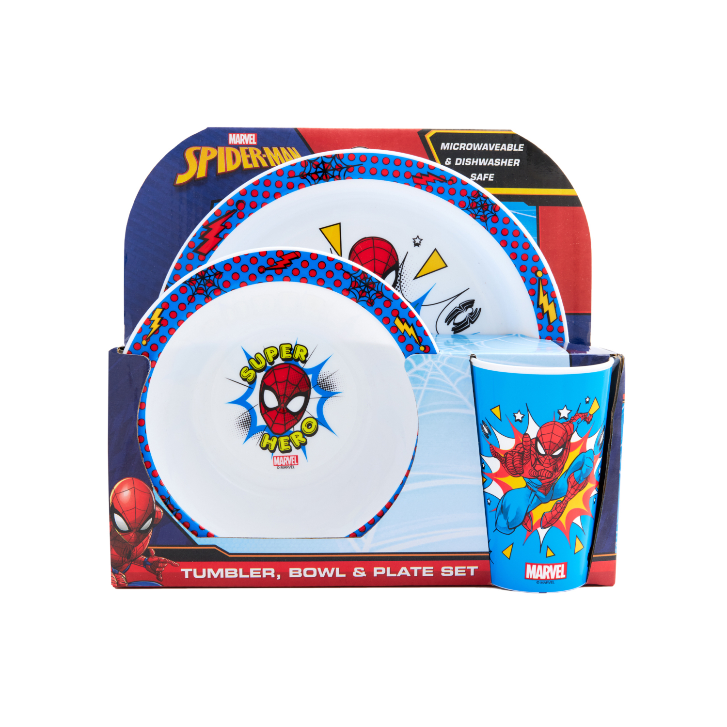 Spider-Man Multi Pop Pp Tableware Set