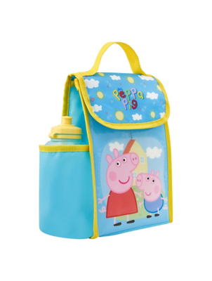 Peppa Pig Lunch Bag Set Home at ASDA