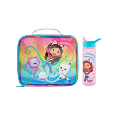 George Multi Gabby's Dollhouse Lunch Bag & Bottle Set Small