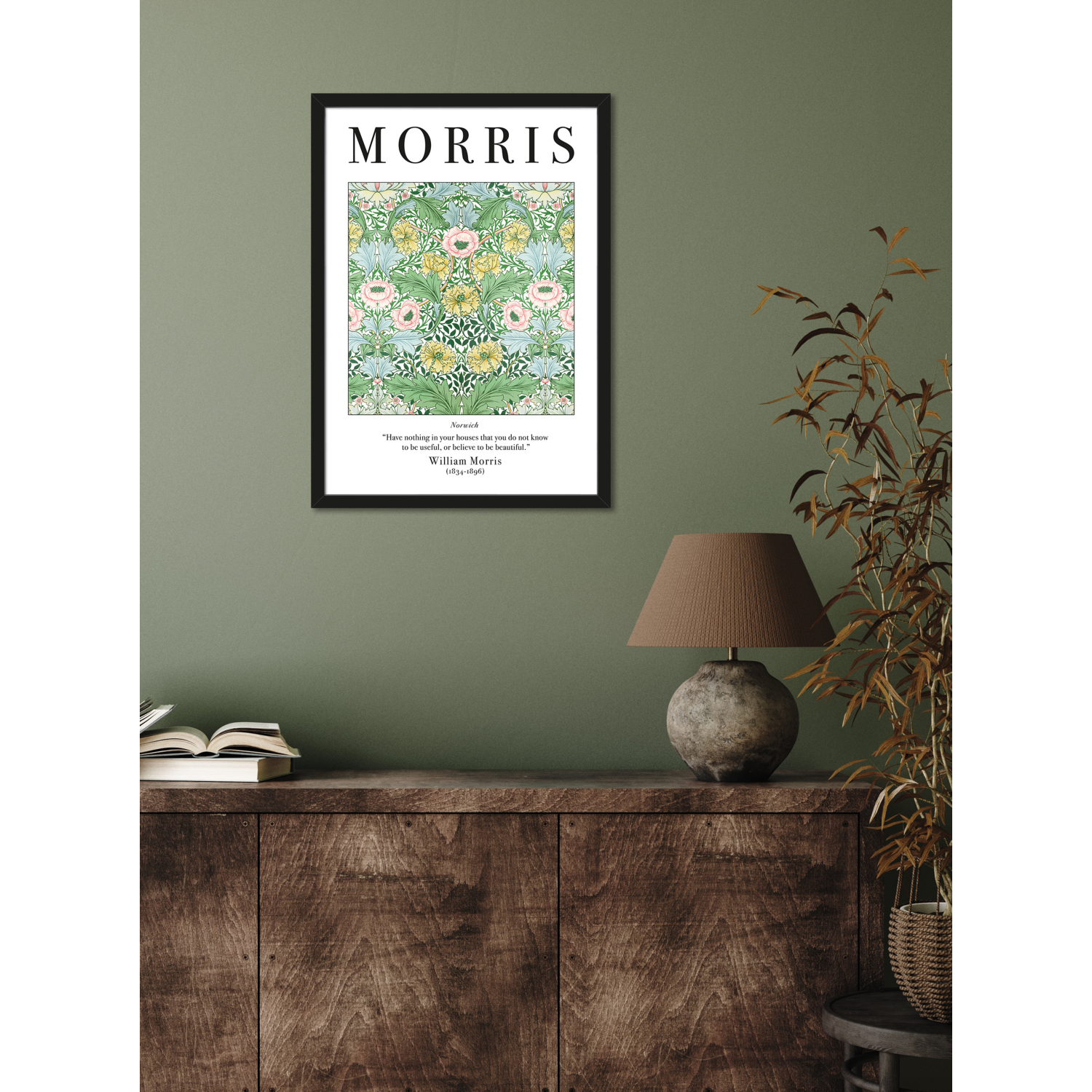 George Multi The Art Group - William Morris 'Norwich' A2 Print