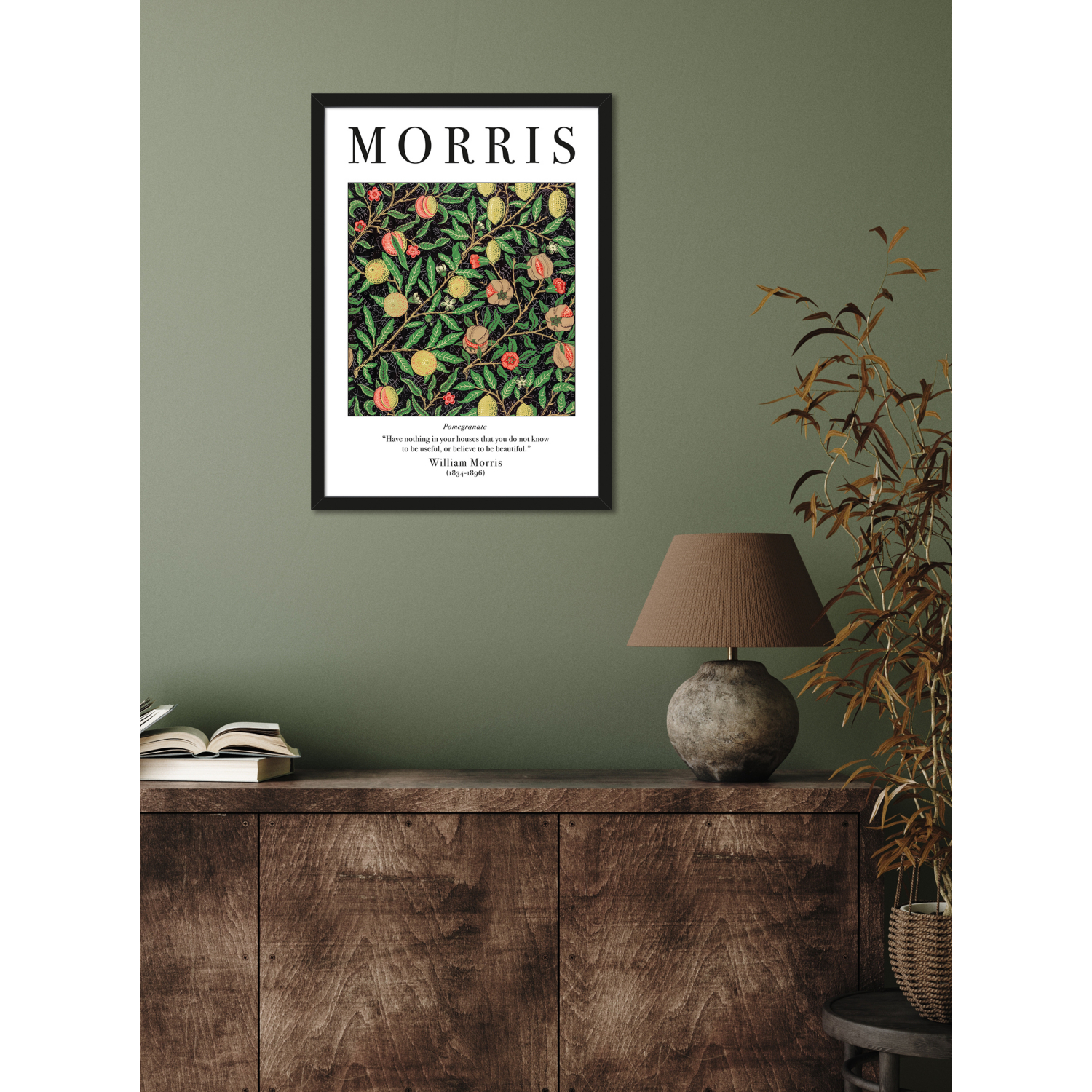 George Multi The Art Group - William Morris 'Pomegranate' A2 Print