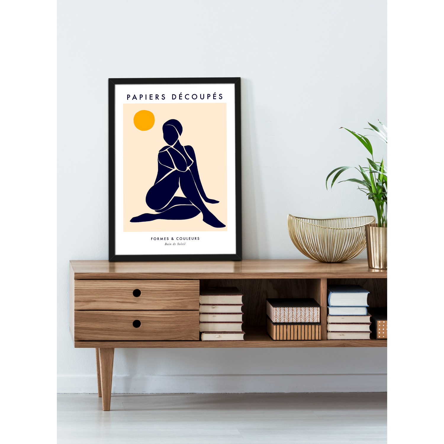 George Multi The Art Group - Dominique Vari 'Bain De Soleil' A2 Print