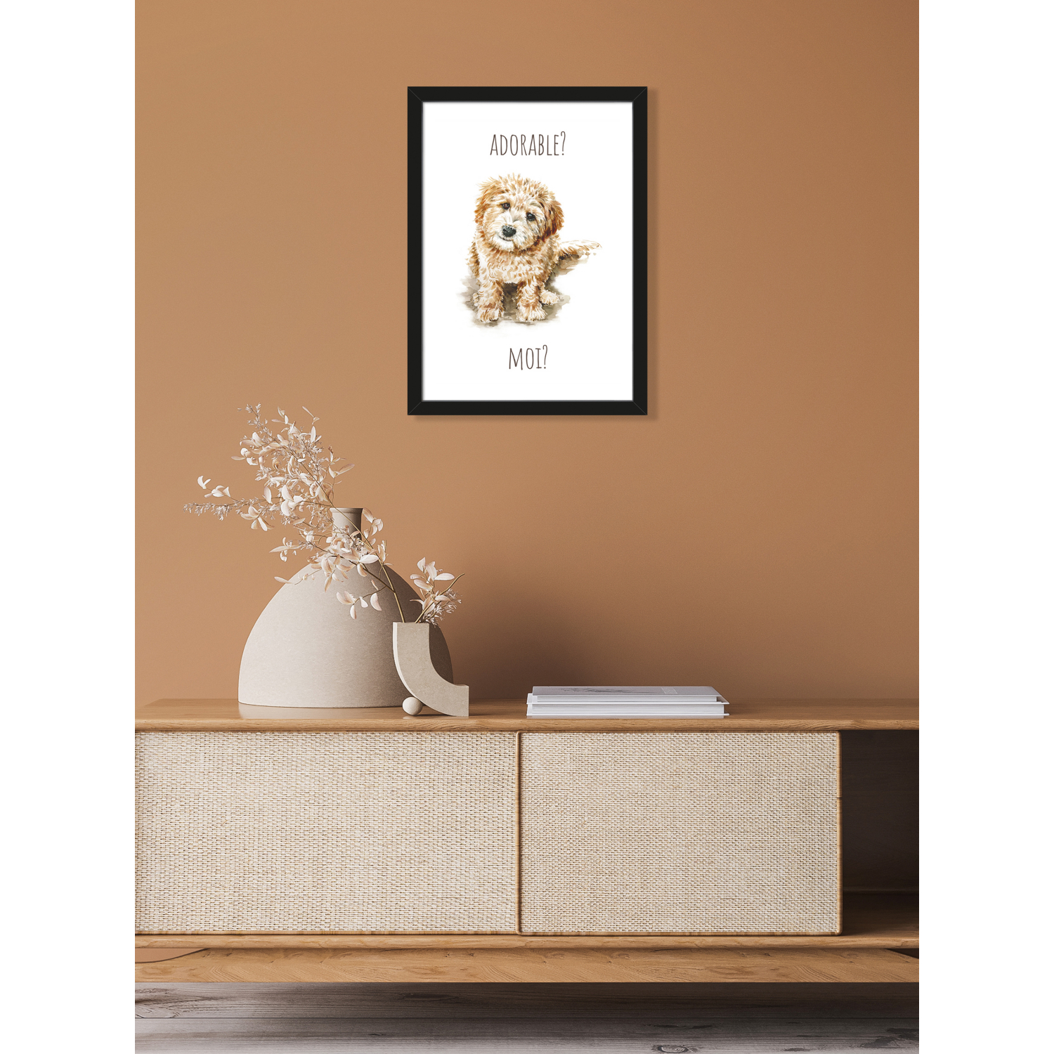 George Multi The Art Group - Louise Nisbet 'Labradoodle' A3 Print