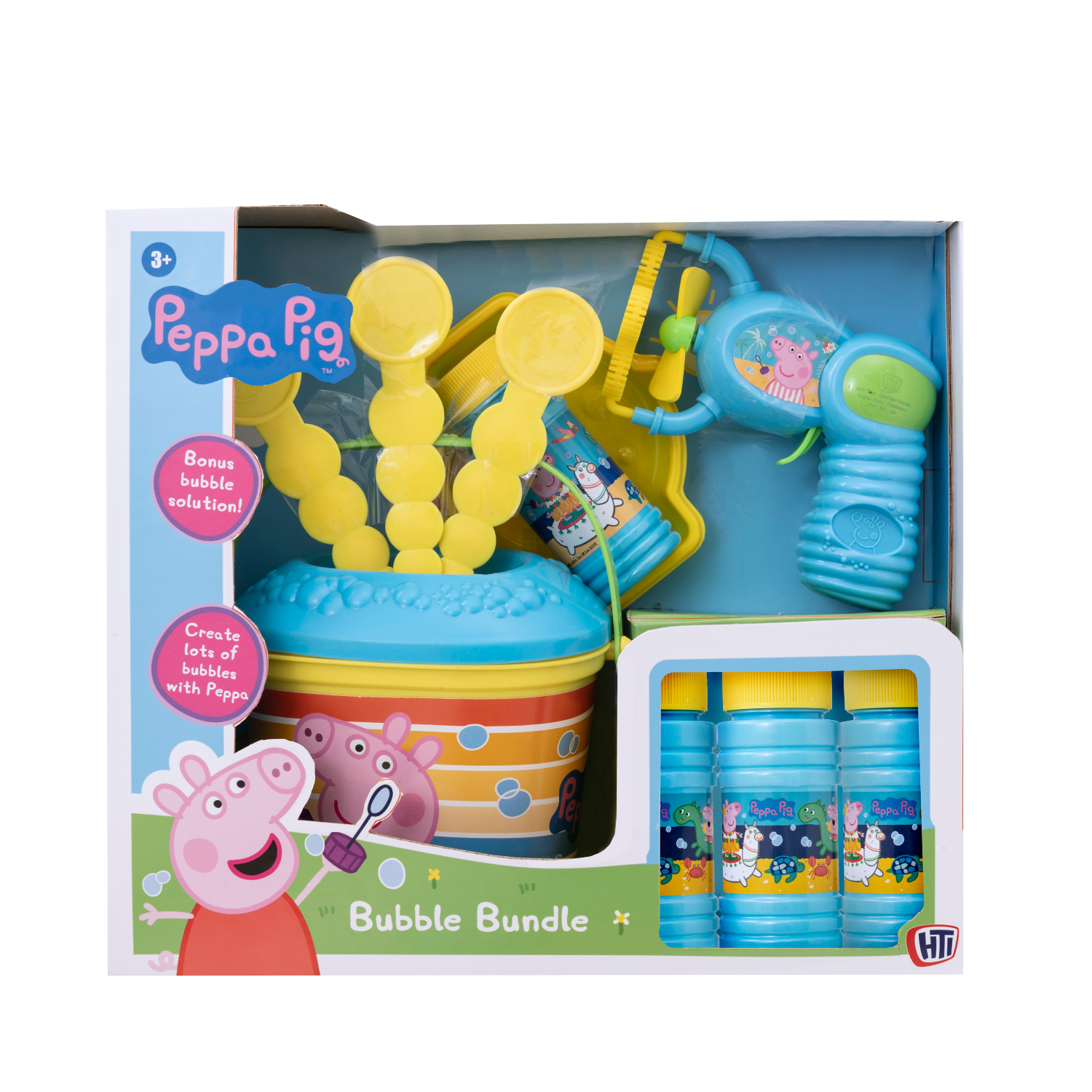 Peppa Multi Pig Bubble Bundle