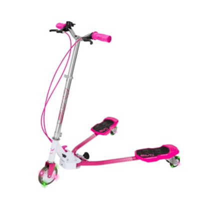 EVO Light Up Junior VFlex Scooter Pink Toys & Character at ASDA