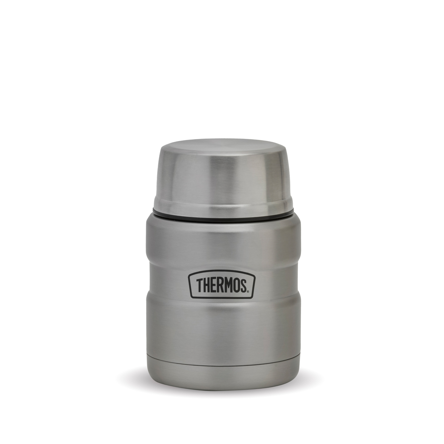 Thermos Silver Stainless King Food Flask - 470Ml