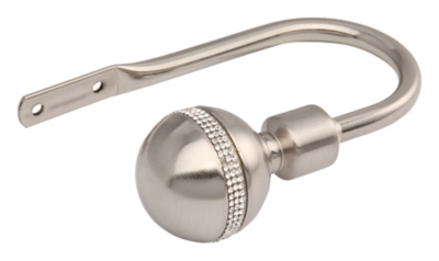 Silver Diamanté Curtain Holdbacks 2pack Home & Garden