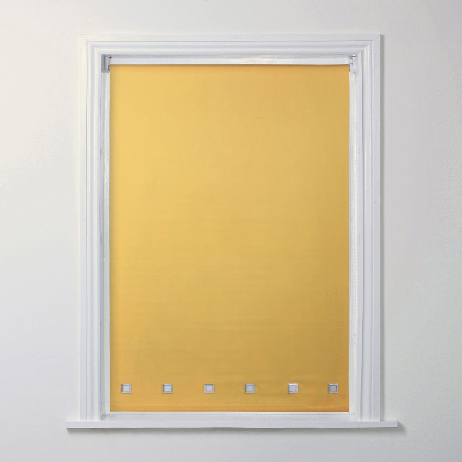 George Yellow A-International Square Eyelet Roller Blind
