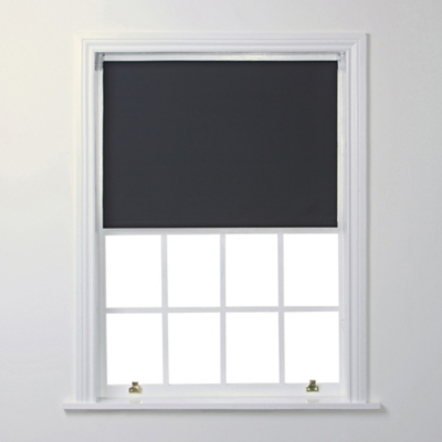 Blackout Roller Blind Black Home George