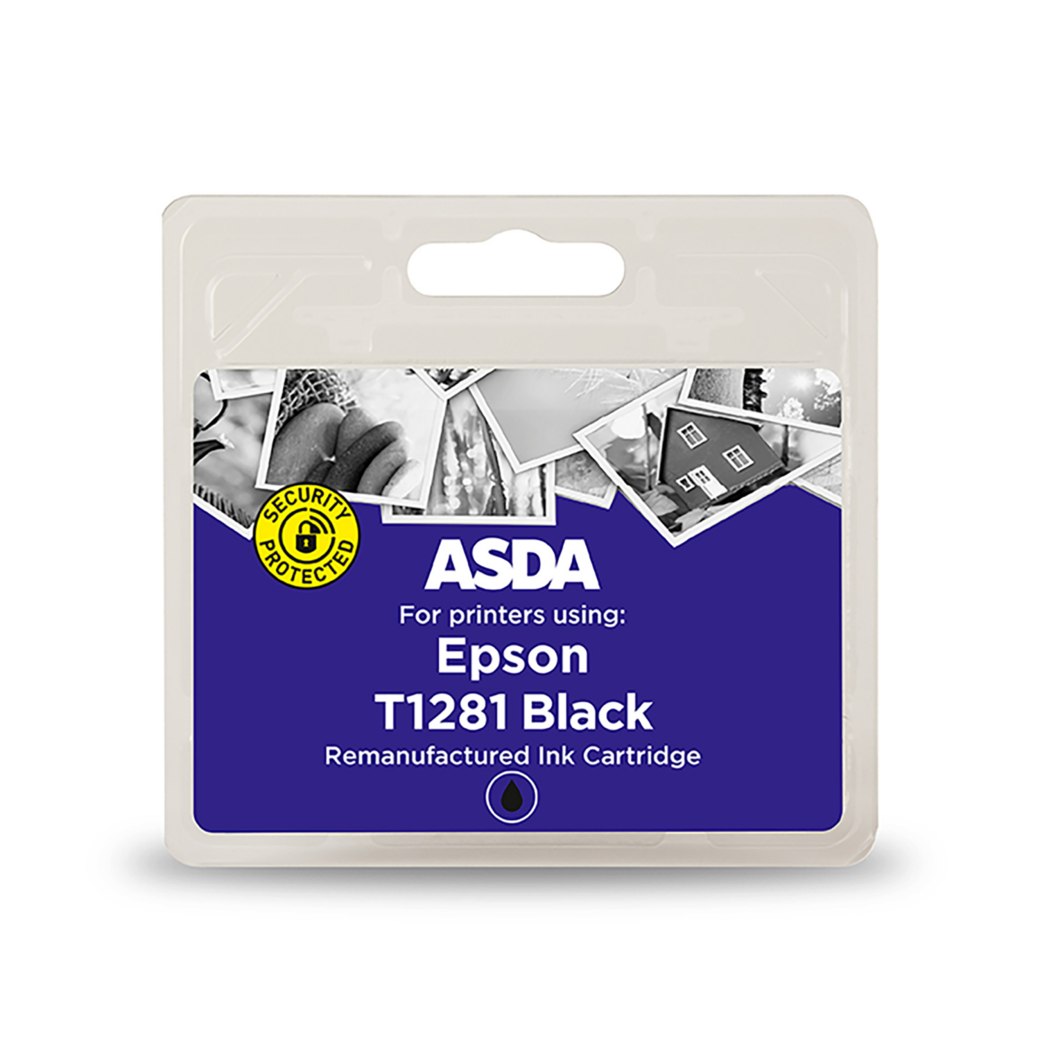 Asda Black Remanufactured Epson T1281 Ink Cartridge