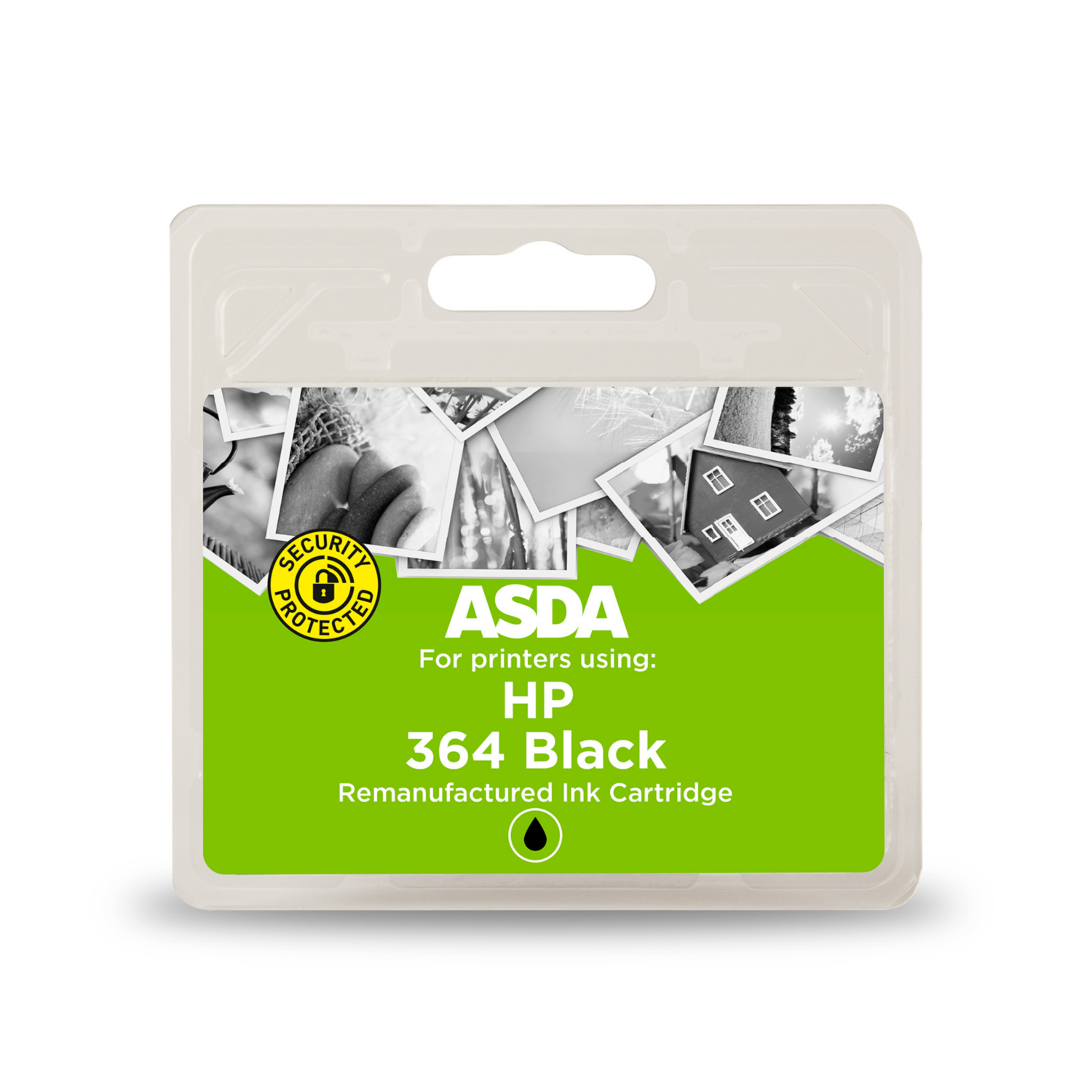 Asda Black Remanufactured Hp 364 Ink Cartridge