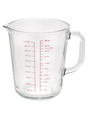 Home Glass Measuring Jug 1 Litre Home & Garden at ASDA