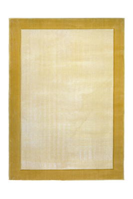 Yellow Bordered Rug Home at ASDA