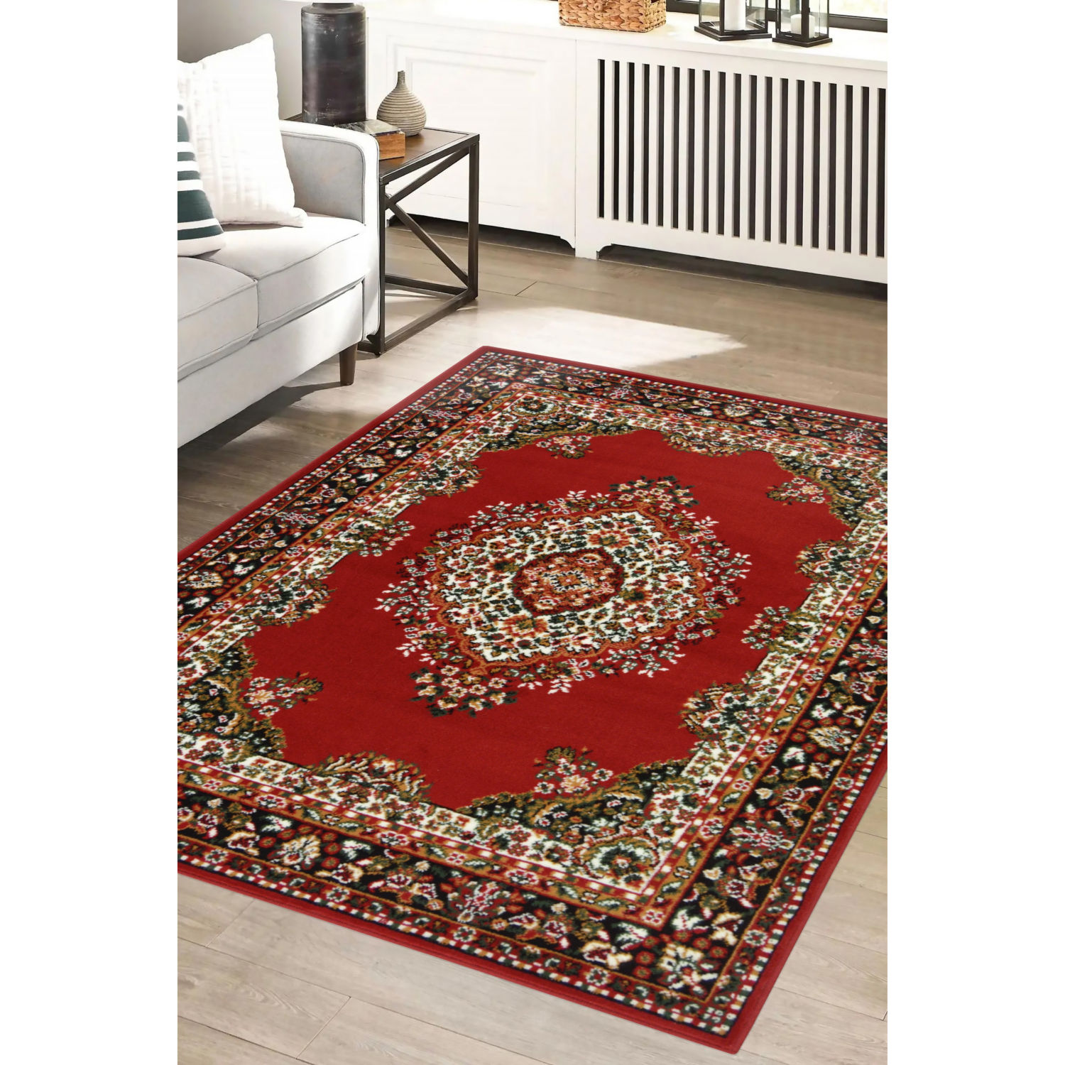 George Home Red Maker Maestro Traditional Rug
