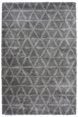 Homemaker Grey Shaggy Pattern Rug Home & Garden at ASDA