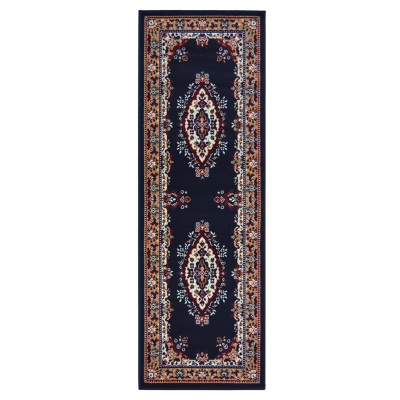 Maestro Trad Navy 67 X 200cm Rug, Blue