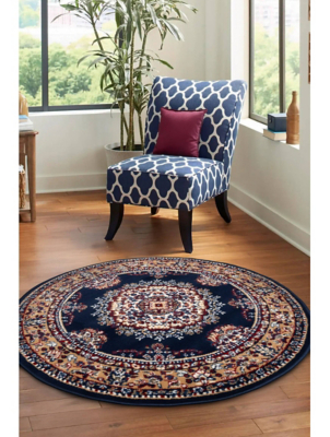 Homemaker Maestro Traditional Circle Rug | Home | George at ASDA