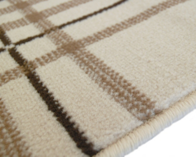 Homemaker Natural Check Rug 160 x 230cm Home & Garden
