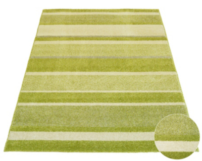 Homemaker Green Stripe Rug 120 x 170cm Home & Garden