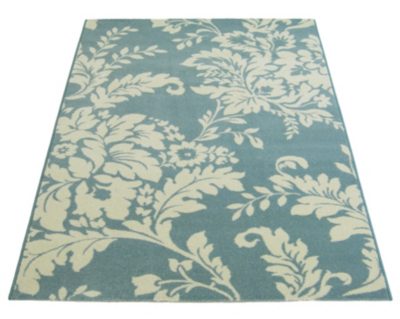 Homemaker Duck Egg Floral Rug 80 x 150cm Home & Garden