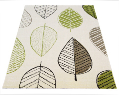 Homemaker Leaf Pattern Rug 160 x 230cm Rugs & Door Mats at ASDA