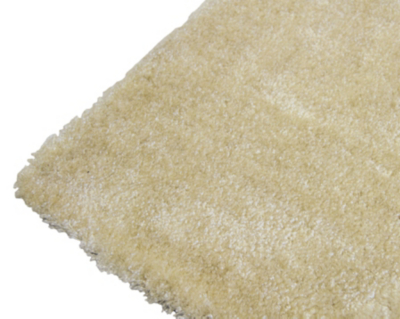 Homemaker Cream Silky Shaggy Rug 120 x 170cm Rugs & Door Mats