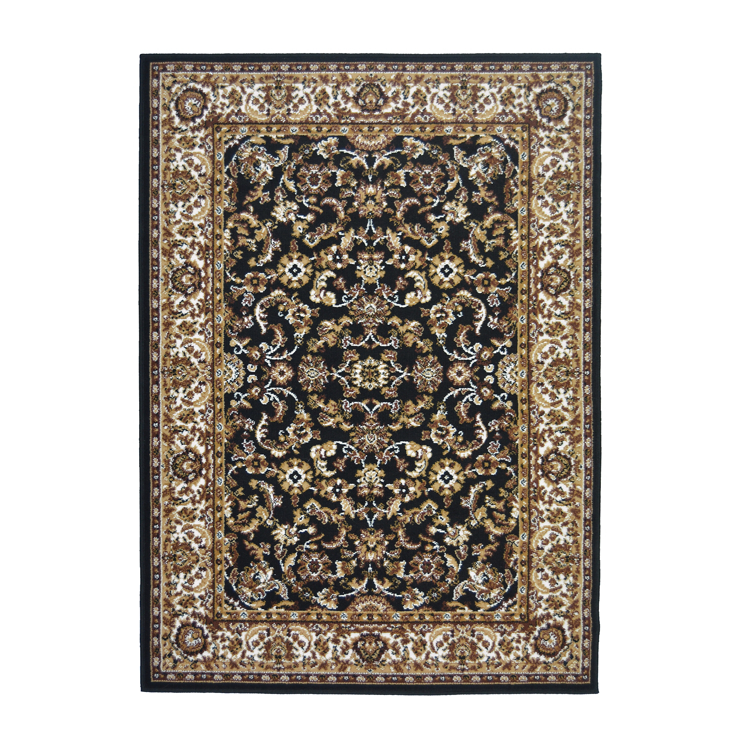 George Home Black Maker Traditional Rug