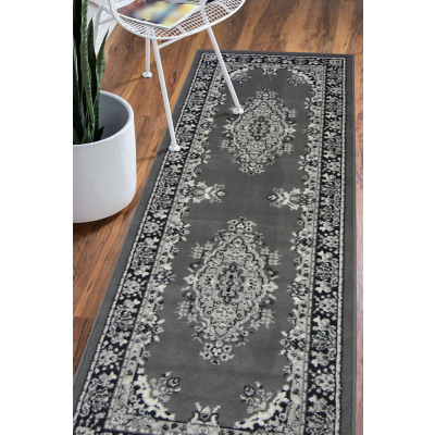 Homemaker Tradition Runner Rug 200 x 67cm - Grey, Grey