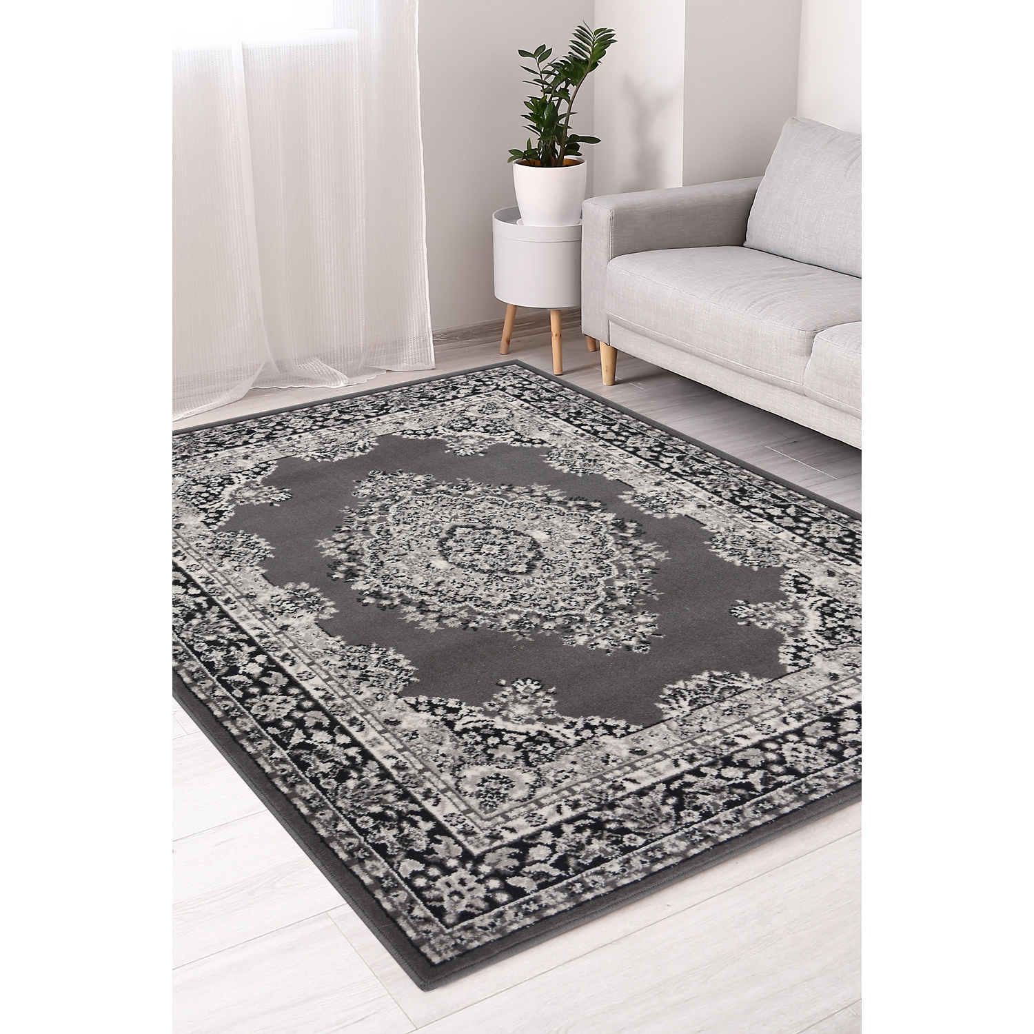 George Home Grey Maker Maestro Traditional Rug