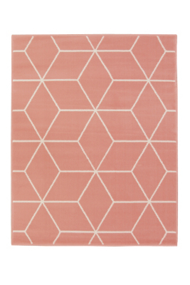 Pink Geometric Rug | Home | George at ASDA