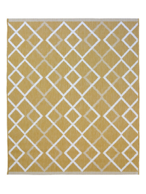 Yellow Berber Indoor & Outdoor Rug Home at ASDA